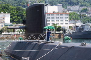 潜水艦のアップ