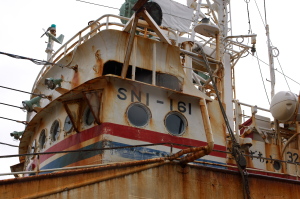 鳥取県境港の船たち