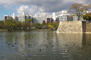 広島城址公園へ