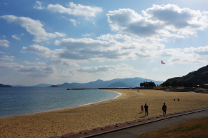 岩国沖の空と海-2