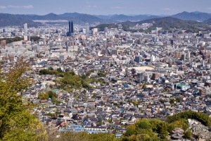 黄金山展望台の眺望