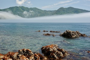 霧の海風景