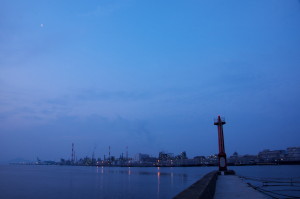 港の常夜灯