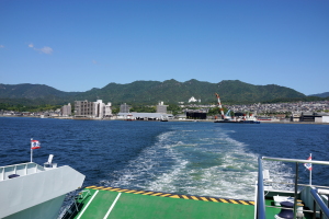 宮島へ自転車で