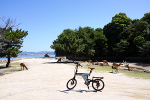 宮島へ自転車で