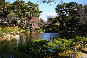 今日の縮景園