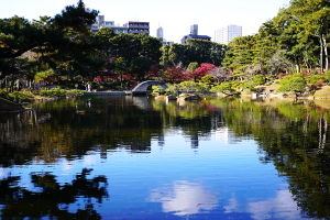 今日の縮景園