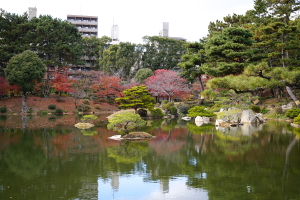 今日の縮景園