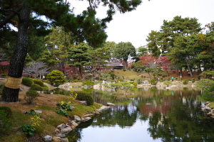 今日の縮景園