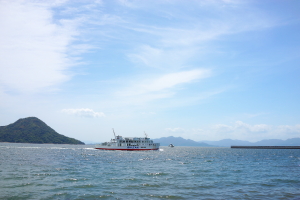 元宇品海岸へ