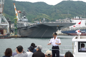 寒かった“呉湾艦船めぐり”
