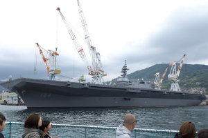 寒かった“呉湾艦船めぐり”