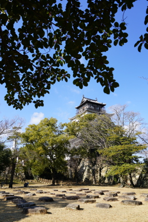 広島城と縮景園