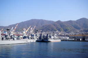 呉の海自艦艇一般公開 呉の海自艦艇一般公開