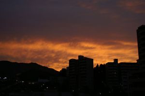 広島　夕焼け